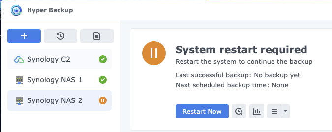 Full-system backups in Hyper Backup (DSM 7.2) [continued] - Synology -  SPACEREX